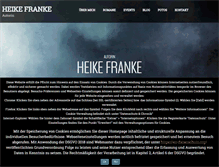 Tablet Screenshot of heike-franke.com